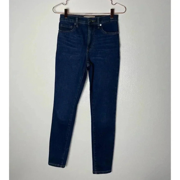 Everlane Womens High Rise Skinny Denim Ankle Jeans Blue Sz 26 - Picture 1 of 11